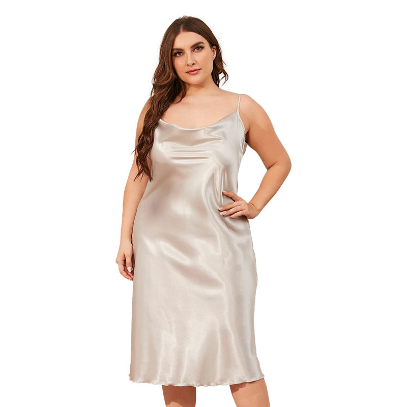 Satin Silk Nightgown