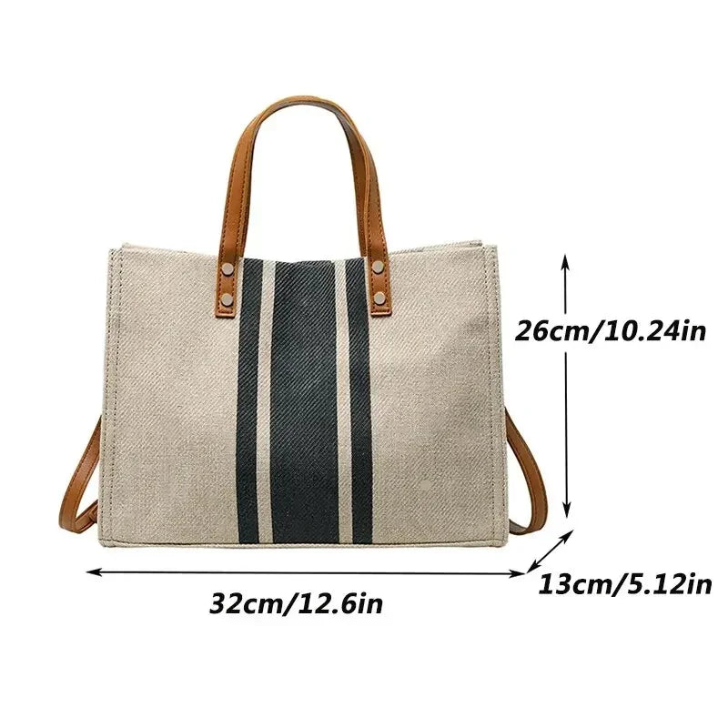 Large Capacity Canvas Tote Bag